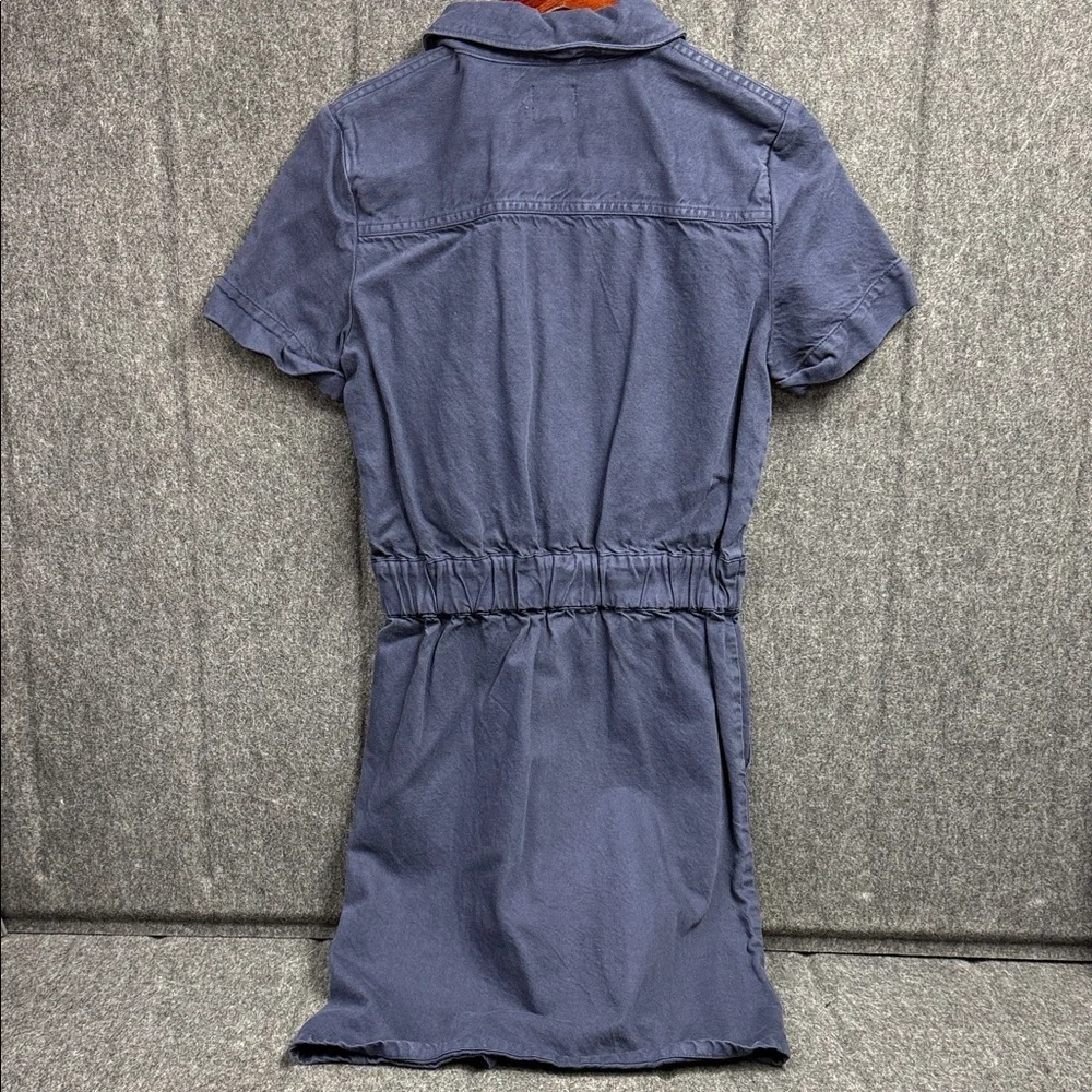 J. Crew Dark Blue Mini Dress with Zipper